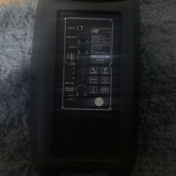 Naxa karaoke bluetooth party speaker combo w mic and remote - Picture 11 of 14